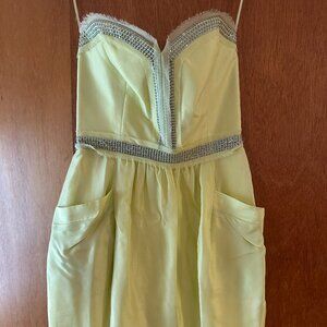 NWT - Rebecca Taylor Silk Strapless Dress - Size 2